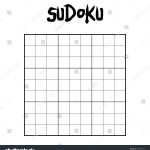 9 X 9 Blank Sudoku Game | Signs/symbols Stock Image