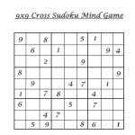 9X9 Cross Sudoku 12