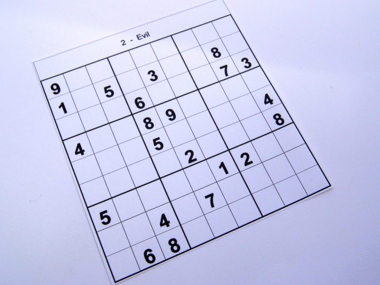 evil sudoku puzzles