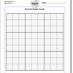 Blank Sudoku Grid | Sudoku Puzzles, Math Worksheets, Free