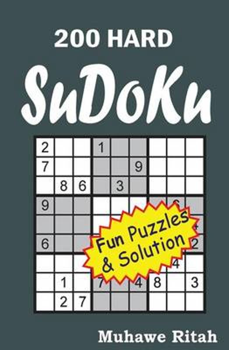 Bol | 200 Hard Sudoku, Muhawe Ritah | 9781500305659 | Boeken