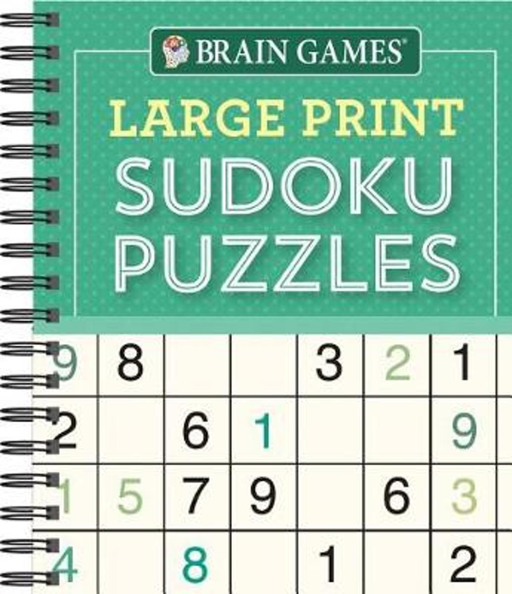 Bol | Brain Games Large Print Sudoku | 9781640304598