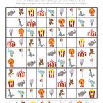 Circus Sudoku {Free Printables} | Oktatás   Kleuterklas