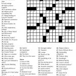 Easy Printable Crossword Puzzles | Printable Crossword Puzzles