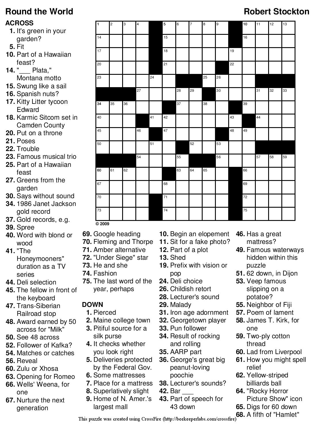 Extra+Large+Print+Crossword+Puzzles | Printable Crossword