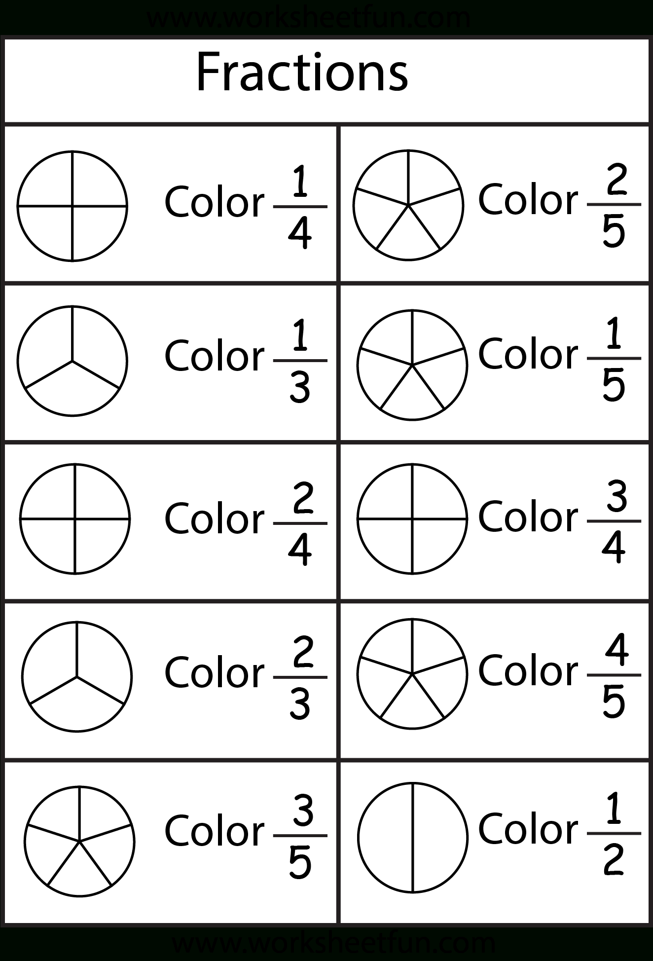 Fraction To Decimal Chart Printable | Worksheetfuncolor