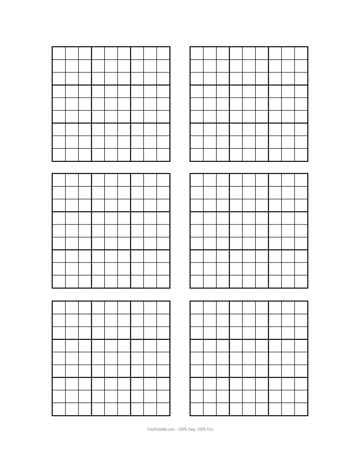 16 grid sudoku printable