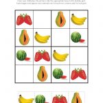 Fruit Sudoku Puzzles {Free Printables}   Eten, Fruit En Wiskunde