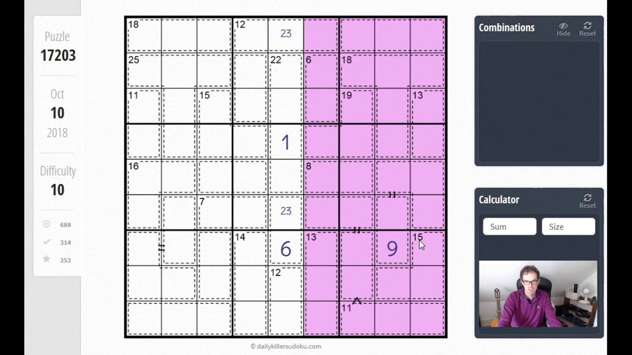 Greater Than Killer Sudoku: Another Extremely Hard Puzzle