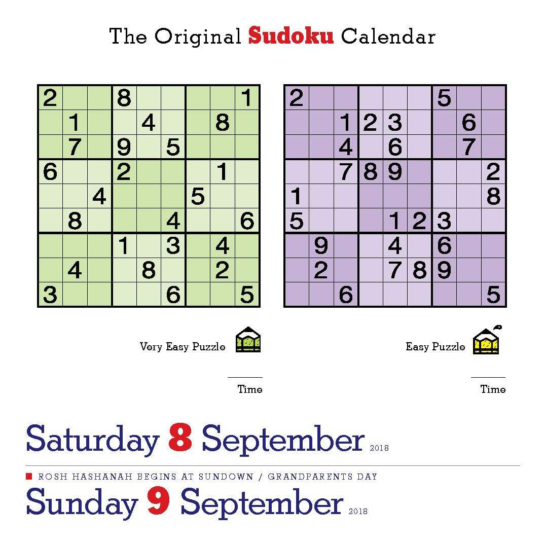 Happy International Sudoku Day! Page-A-Day