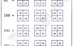 Match Sum 01 – Download This Printable Maths Puzzle For Kids