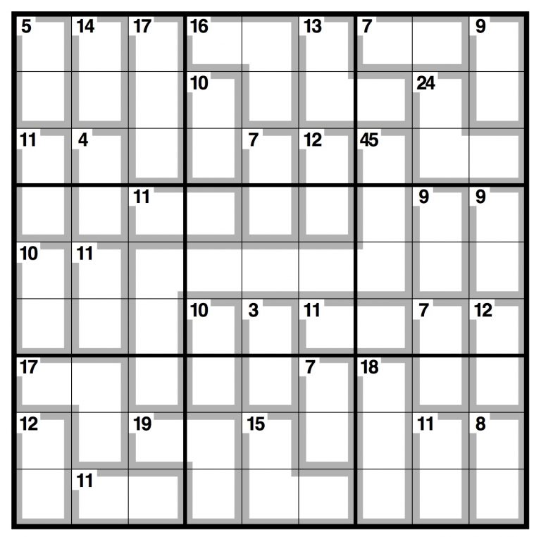 Observer Killer Sudoku Life And Style The Guardian Sudoku Printable 3993