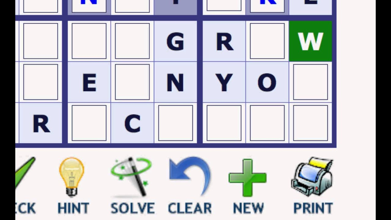 Play Word Sudoku At Wordplays