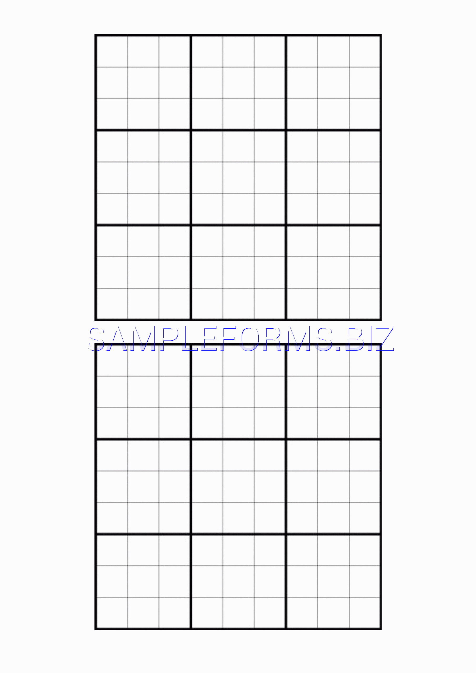 Sudoku Printable Blank Printable World Holiday