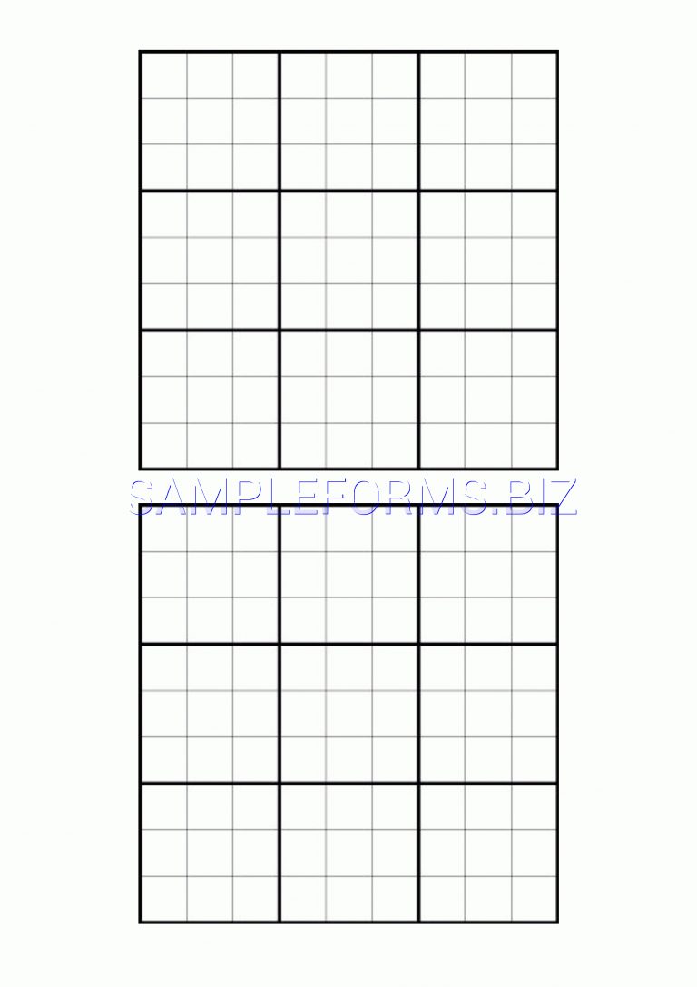Preview Pdf Blank Sudoku Grid 1 Sudoku Printable