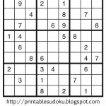 Printable Sudoku: Free Printable Easy Sudoku Puzzle To Print