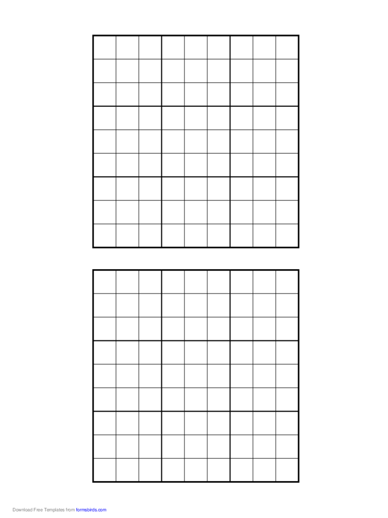 Free Sudoku Printable Blanks Sudoku Printable