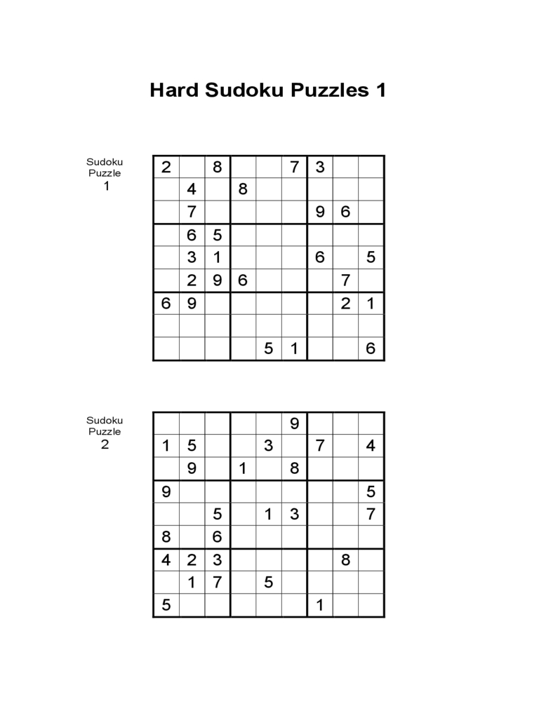 Printable Sudoku Grids - 2 Free Templates In Pdf, Word