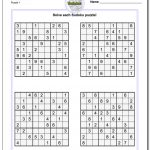 Printable Sudoku Sheets | Room Surf