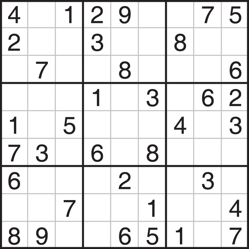 Printable Sudoku | Sudoku, Sudoku Puzzles Printables, Sudoku