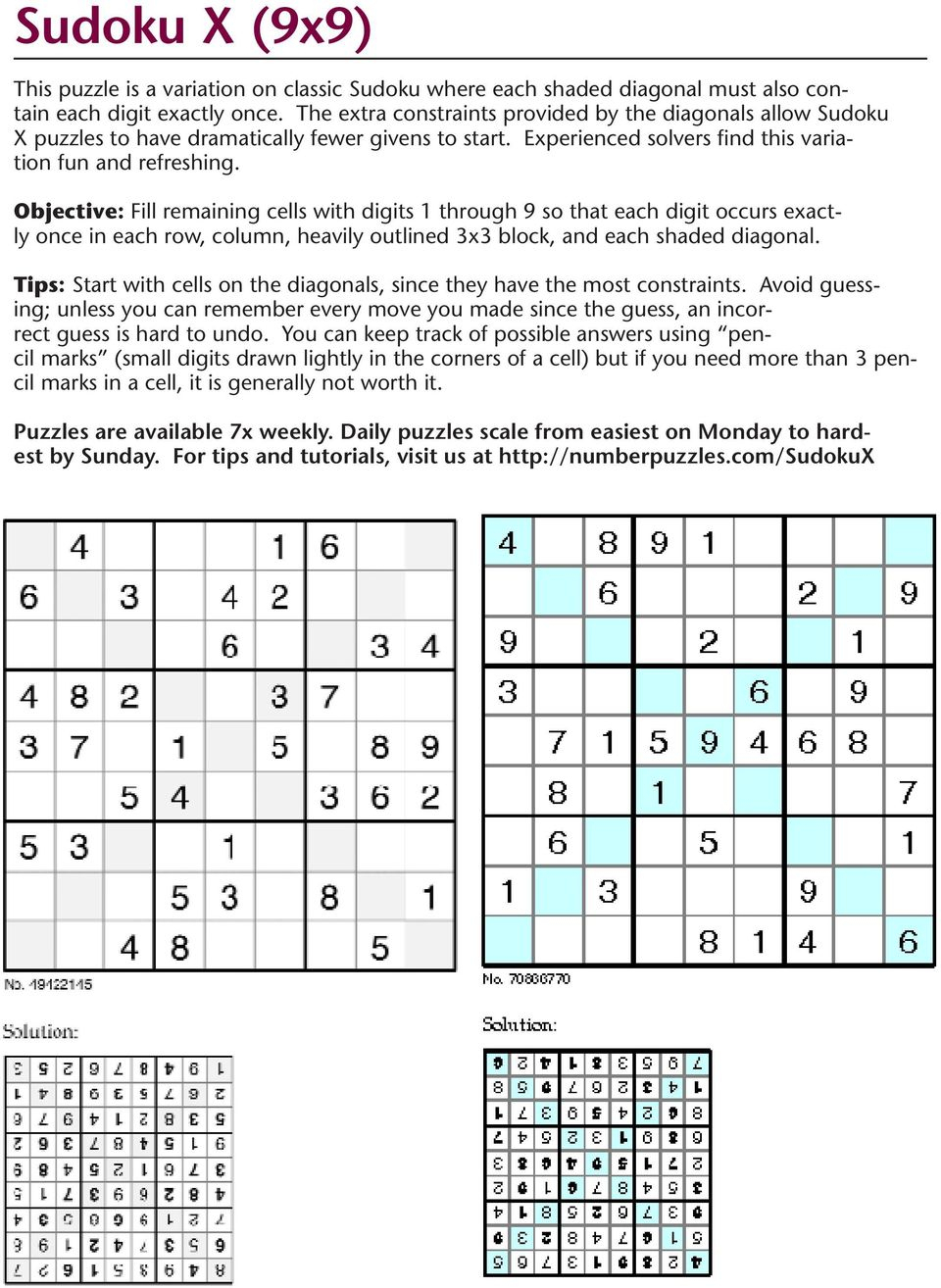 Puzzles And Games From Universal Uclick - Pdf Free Download