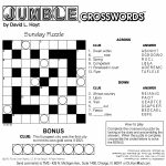 Sample Of Square Sunday Jumble Crosswords | Tribune Content