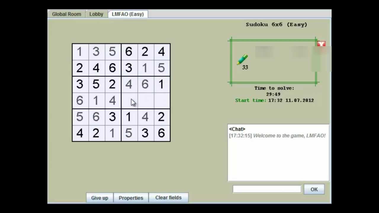 Sudoku 6X6 Easy(X10) - Youtube