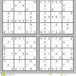 Sudoku Game Vector Set Stock Vector. Illustration Of Game