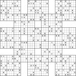 Sudoku High Fives Hard | Sudoku Printable, Sudoku, Sudoku