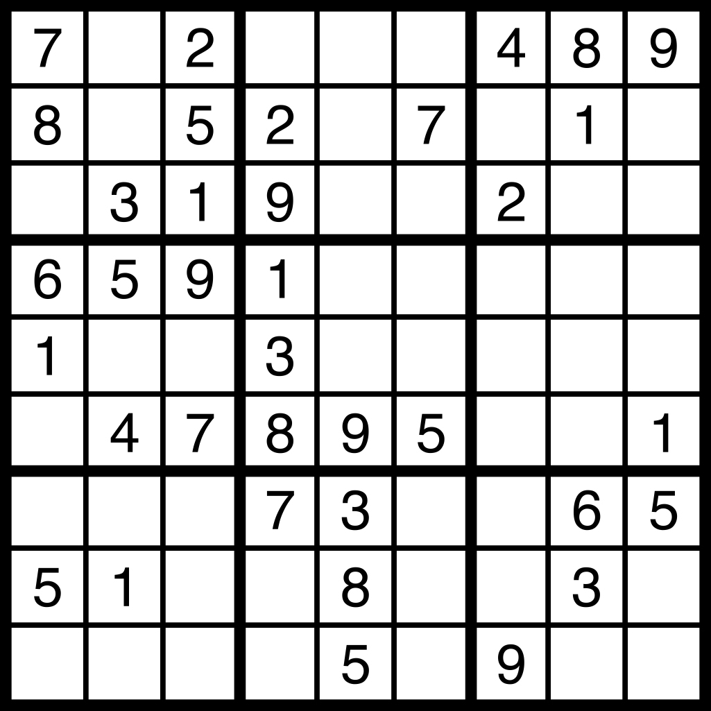 Sudoku Puzzle ~ November 7Th, 2015 - Gateway Gazette