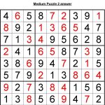 Sudoku Puzzles: Medium   Pdf Free Download