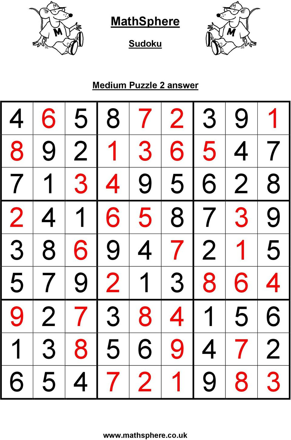 Sudoku Puzzles: Medium - Pdf Free Download