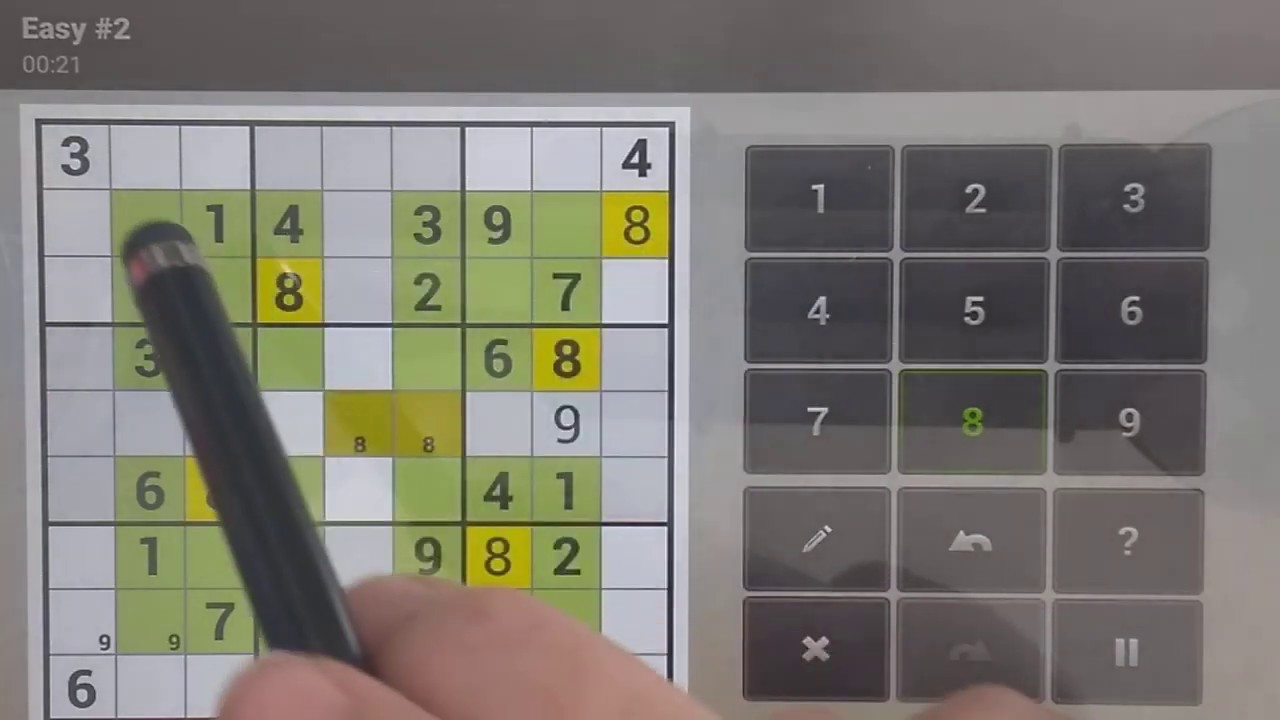 Sudoku Solver - Completing Square Sudoku Easy To Do #2