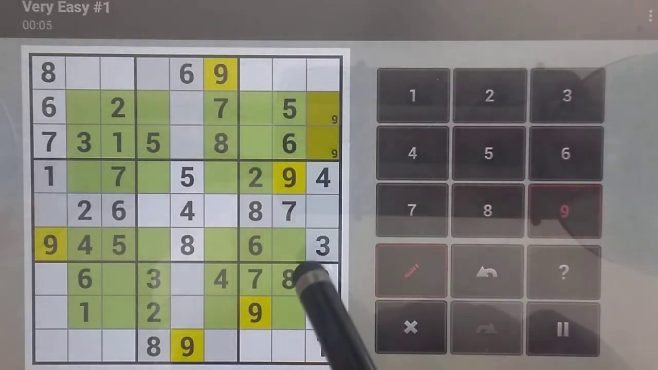 Sudoku Solver -How To Solve Hyper Sudoku Very Easy #1