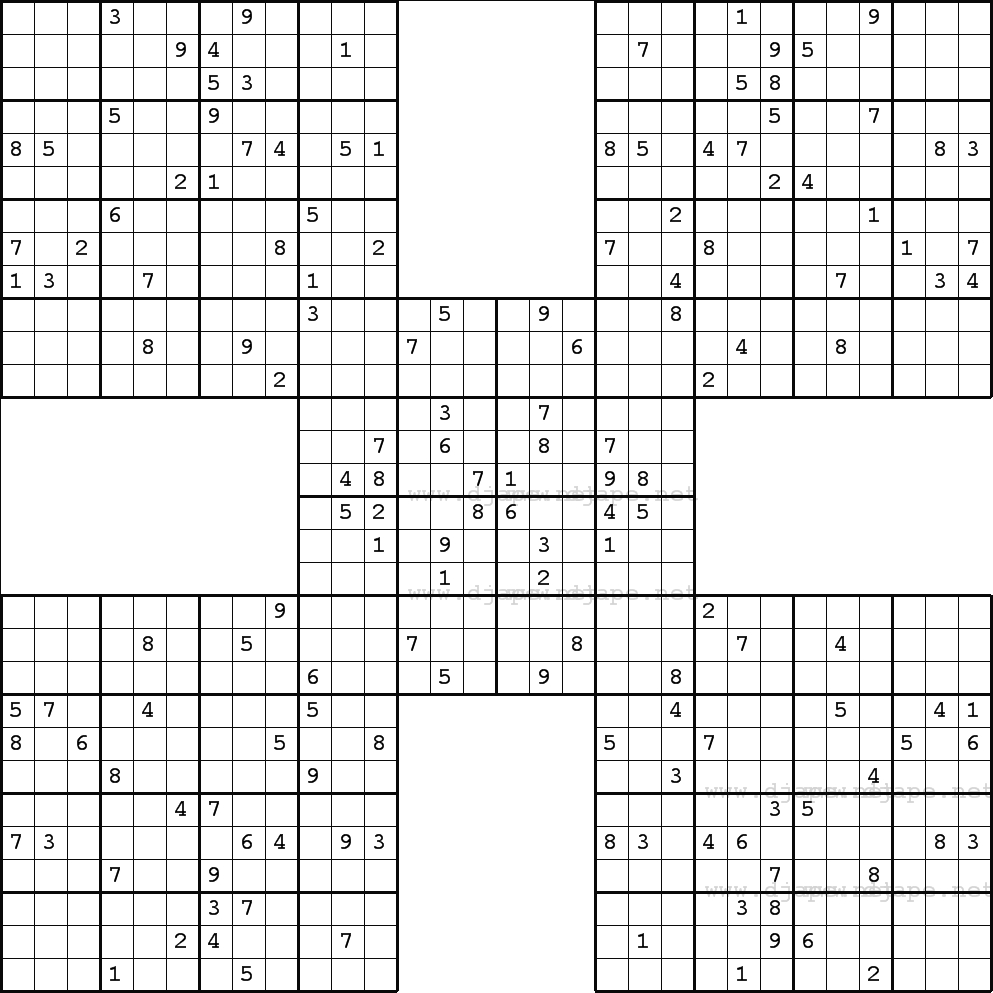 The Biggest Sudoku Ever | Sudoku Puzzles, Sudoku, Sudoku
