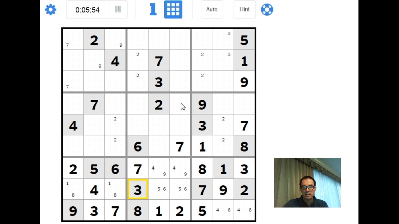 The New York Times Hard Sudoku: The Most Important Trick