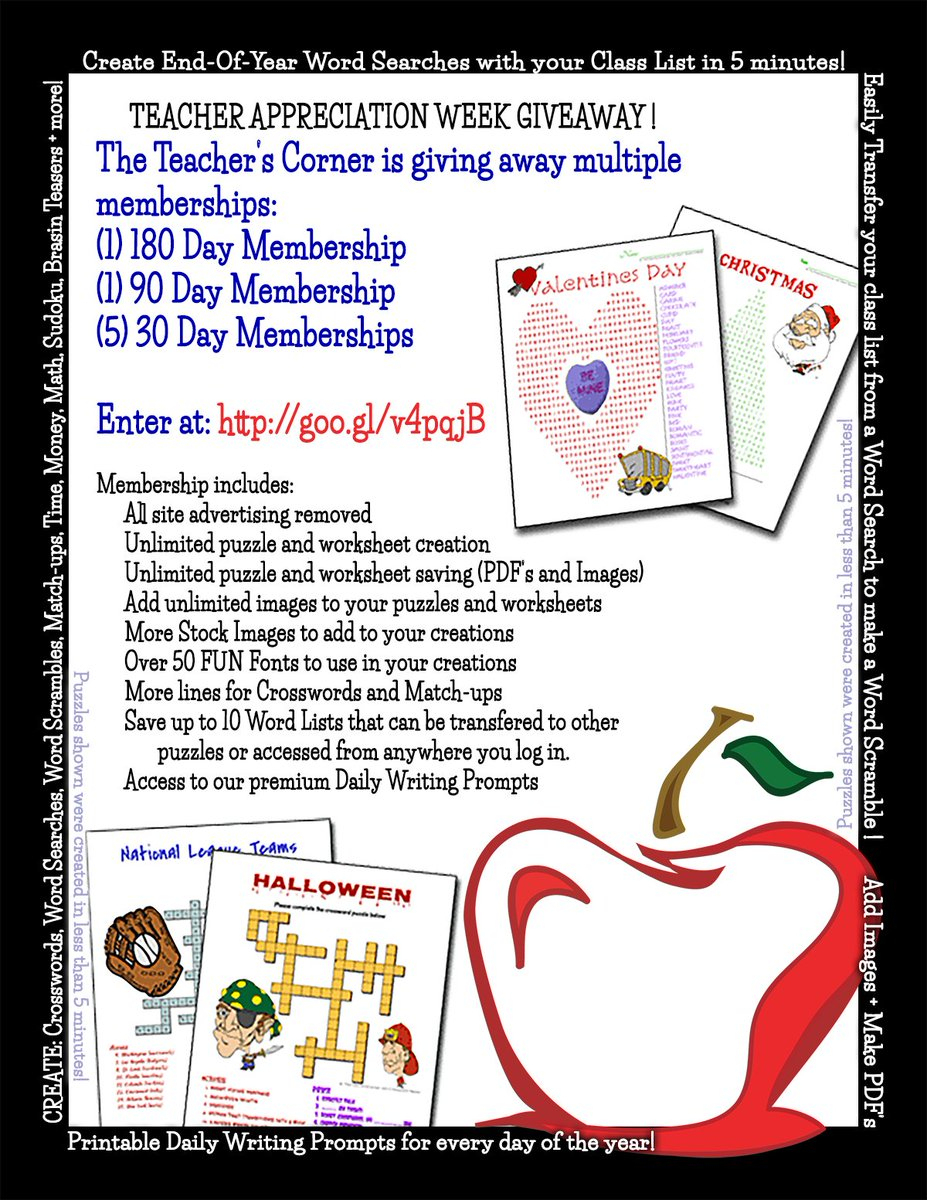 The Teacher&amp;#039;s Corner On Twitter: &amp;quot;teacher Appreciation Week