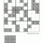 Very Easy Sudoku Puzzle To Print 3