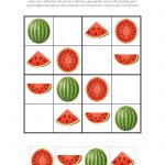 Watermelon Sudoku Puzzles {Free Printables}   Gift Of Curiosity