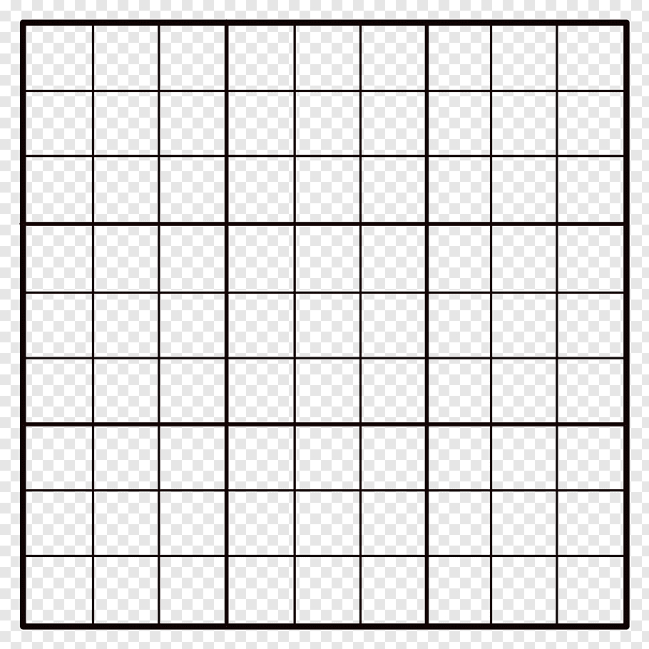 3 x 3 blank sudoku grid