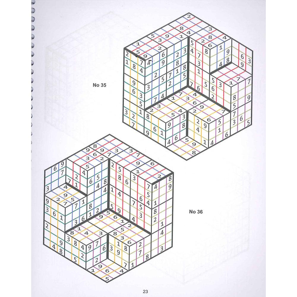 3D Sudoku 500 Puzzles | Sudoku Books At The Works