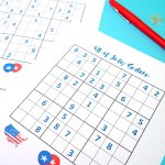 4Th Of July Printable Sudoku Puzzles + Logic Puzzle