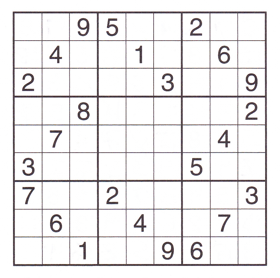 5 Best Images Of Printable Sudoku Puzzles To Print