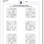 5X5 Magic Square Puzzles | Magic Squares, Free Printable
