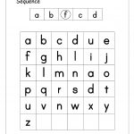 Alphabet Ordering Worksheet   Small Letters   Circle