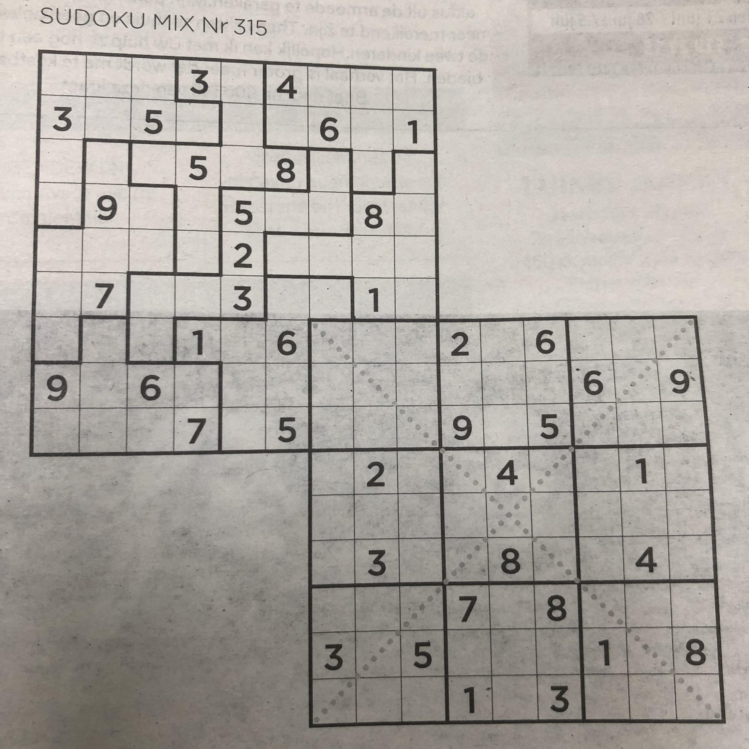 Another Saturday, Another Sudoku : Sudoku