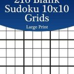 Bol | 216 Blank Sudoku 10X10 Grids Large Print, Nick