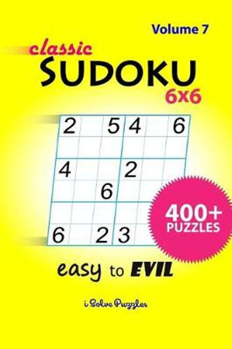 Bol | Classic Sudoku 6X6 Easy To Evil, Isolvepuzzles