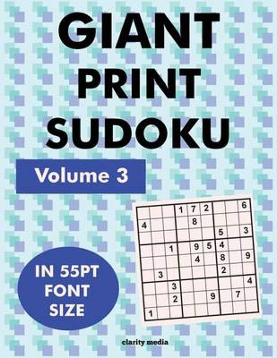 Bol | Giant Print Sudoku Volume 3 | 9781517410605