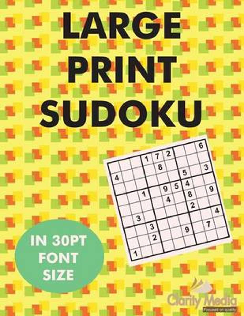 Bol | Large Print Sudoku | 9781480215696 | Clarity Media